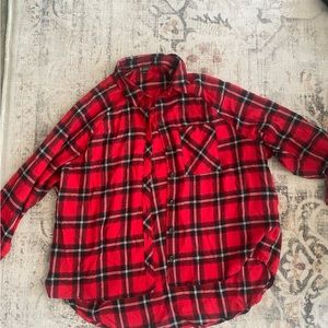 Red and black flannel: Wild Fable size large